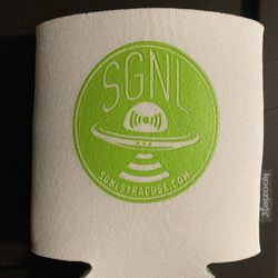 SGNL Branded Drink Cozy - Koozie - Green on White