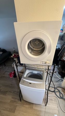 portable washer & dryer with rack