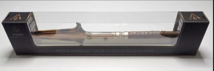 Assassin's Creed Odyssey Battle Damaged Broken Spear of Leonidas Replica
