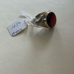 .925 Sterling Silver Ring Size 12 1/2