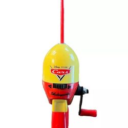 Shakespeare Disney Pixar Cars Kids Fishing Rod & Reel Combo with Hook And Bobber