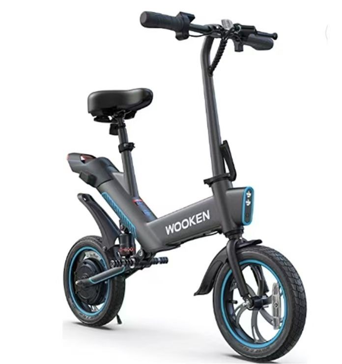 Electric Bike,Electric Scooter 12" Ebike 350W Folding Electric Bike,Electric Bicycle 15.5MPH,Mini Bikes for Adults/Teens,Waterproof Electric Mini Bike