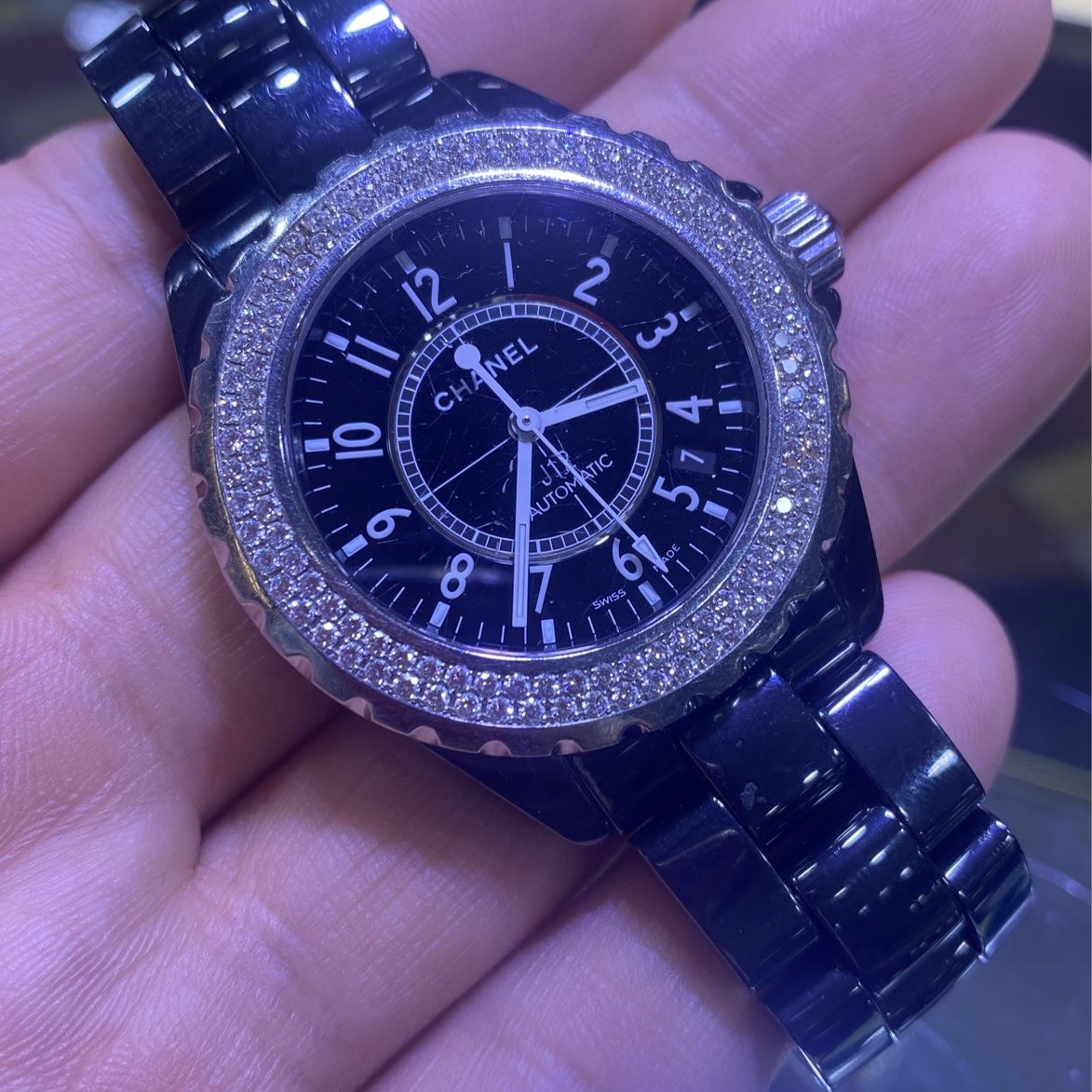 Factory Chanel Ceramic J12 Diamonds Unisex 40mm Buy Dior Vuitton Bvlgari  Ysl Sale Trade Gold Watches Rolex Patek for Sale in Los Angeles, CA -  OfferUp