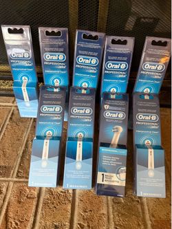 LOT OF 9 BRAND NEW ORAL-B INTERPROXIMAL BRUSH HEAD FO