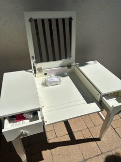 Makeup table