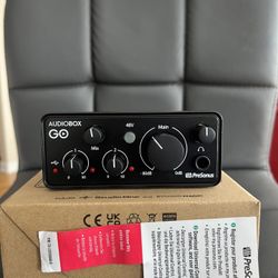 Presonus AudioBox Go Interface