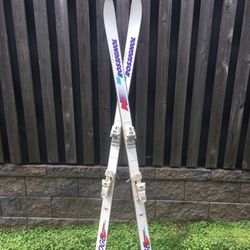 Vintage Long Rossignol Edge Skies 