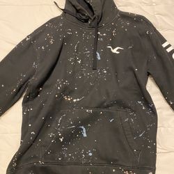 Paint Splatter Hollister Hoodie