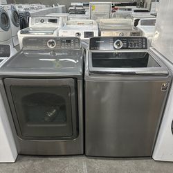 Samsung Top Load Washer & Dryer Set 
