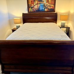 Beautiful Sleigh Bed - Queen
