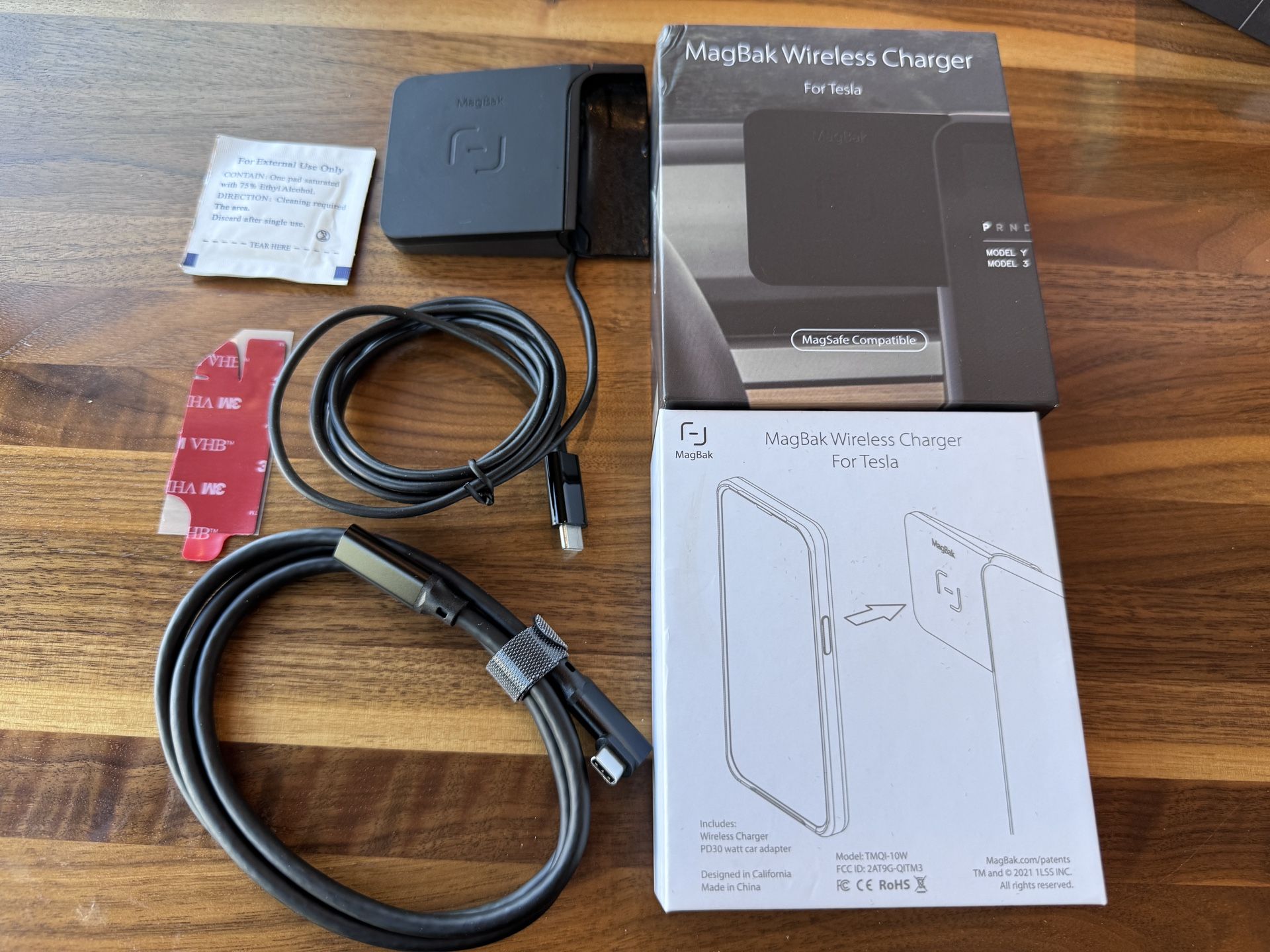 MagBak Charger For Tesla Model Y Refreshed Juniper 2025+ Left Hand Mount