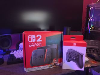 Nintendo swutch 2 with pro controller