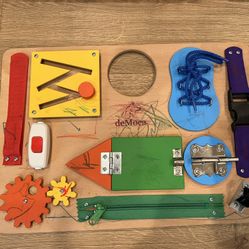 Wooden Busy Board 