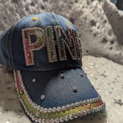 Pink Rhinestone Hat