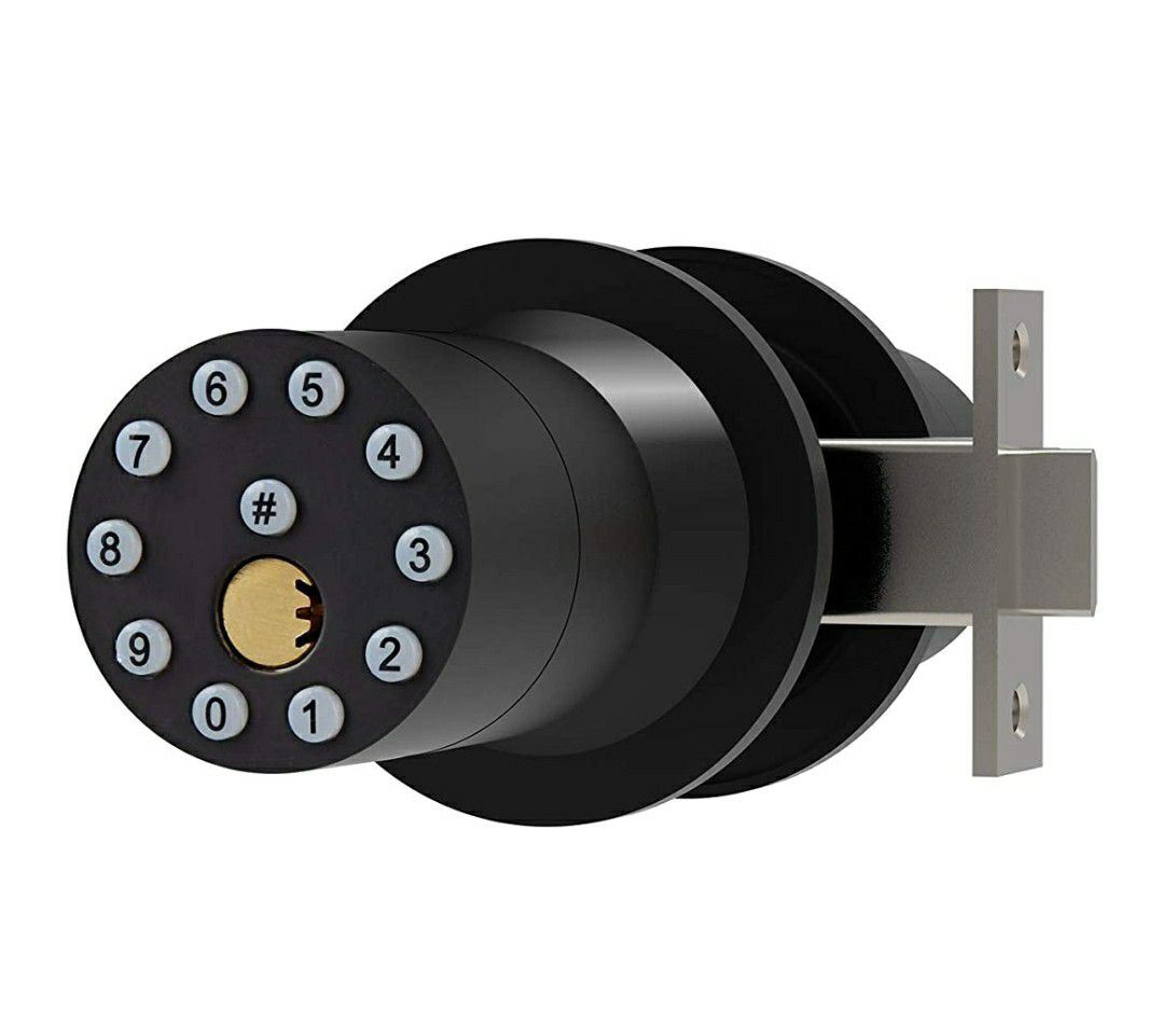 MAXFREE Electronic Door Knob Lock with Keypad and Key