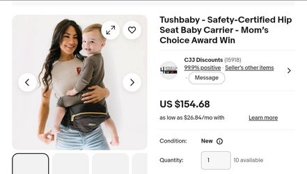 Tushbaby hip carrier