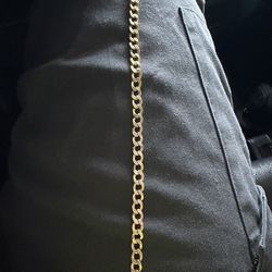 10k semi solid 8.5 inch bracelet