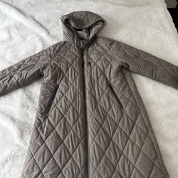 Zara Quilted Hooded Jacket