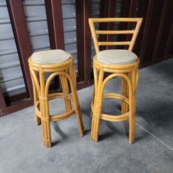 Bamboo Bar Stools