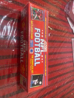 1990 collector set score nfl football cards 660 card two complete set series 1&2 authentic and original