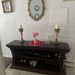 Shelf For Storage Or Accent Table 