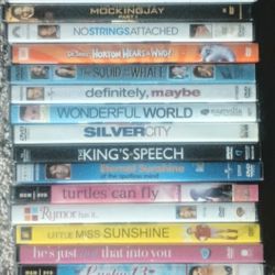 Excellent DVDs - Only $1 Each!!