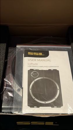 Amplified Subwoofer LoPro10