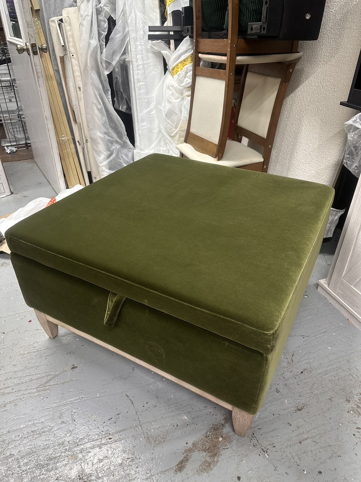 Jennifer Taylor Home Knox 35" Square Storage Cocktail Ottoman