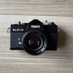 Rare Vintage Promatic Professional Vintage Film Camera SLF/1.7 