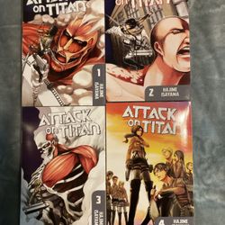 Attack On Titan Vol. 1-4