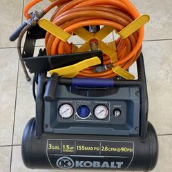Kobalt 3-Gallon Single Stage Portable Electric Hot Dog Air Compressor