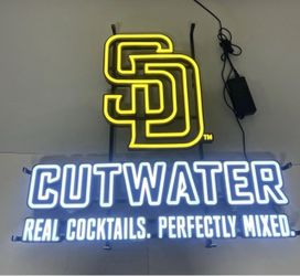 San Diego LED sign Cutwater 32”X30” per owned