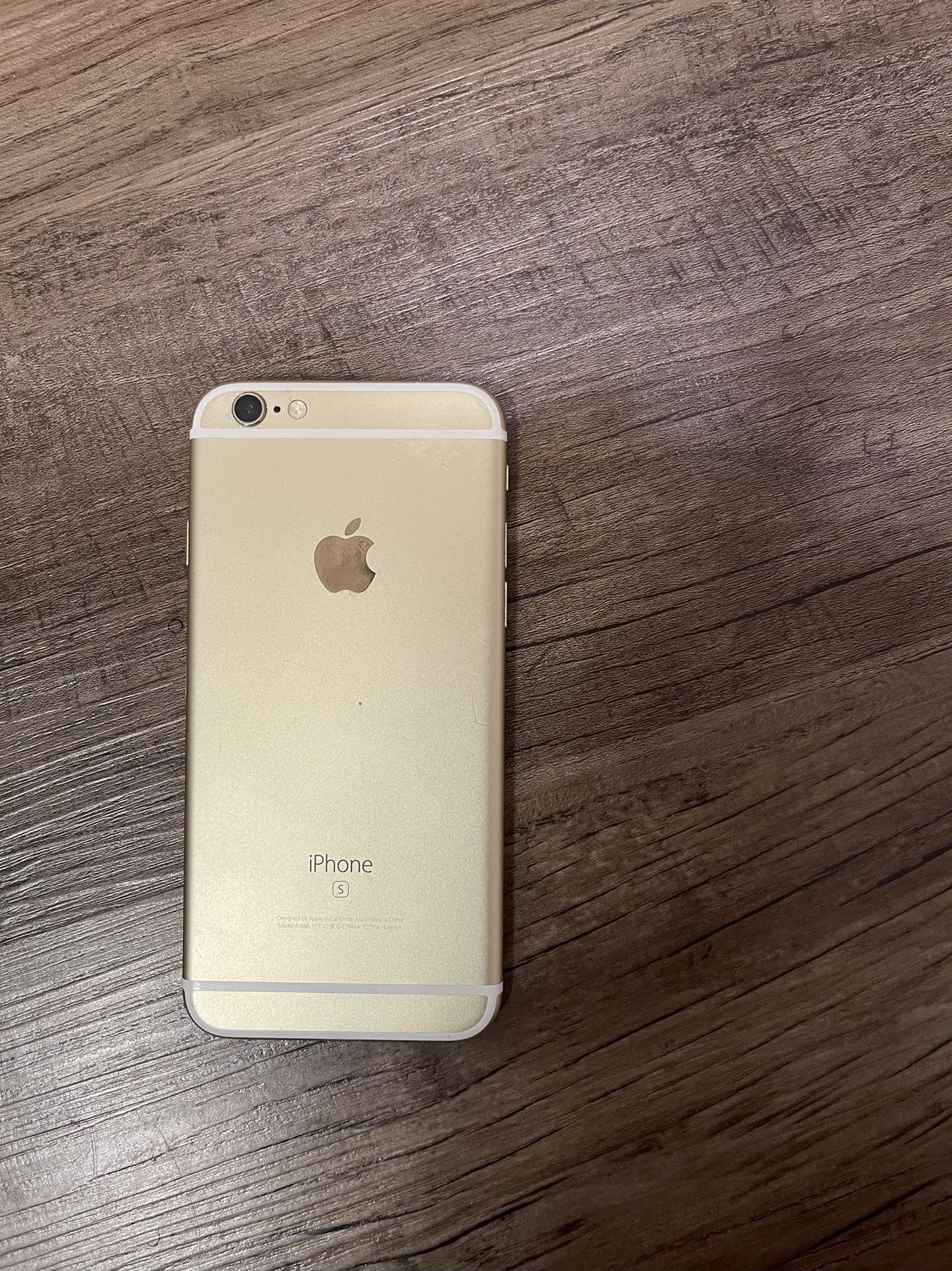Broken iPhone 6s - Gold - Selling For Parts