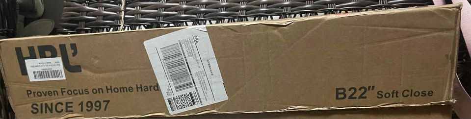 HBL 10 Pairs Soft Close Drawer Slides 22” Full Extension 200Lbs Load