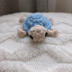 Cute Crochet Mini Pocket Turtle | 4in Tall And 4in Wide 