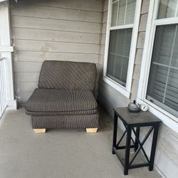 Couch With Black Table