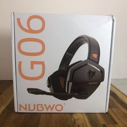 NUBWO G06 Dual Wireless Gaming Headset with Microphone for PS5, PS4, PC.