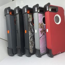 For iPhone 7 Plus / 8 Plus Belt Clip Case Rugged Shockproof Protective Camouflage Defender Case 