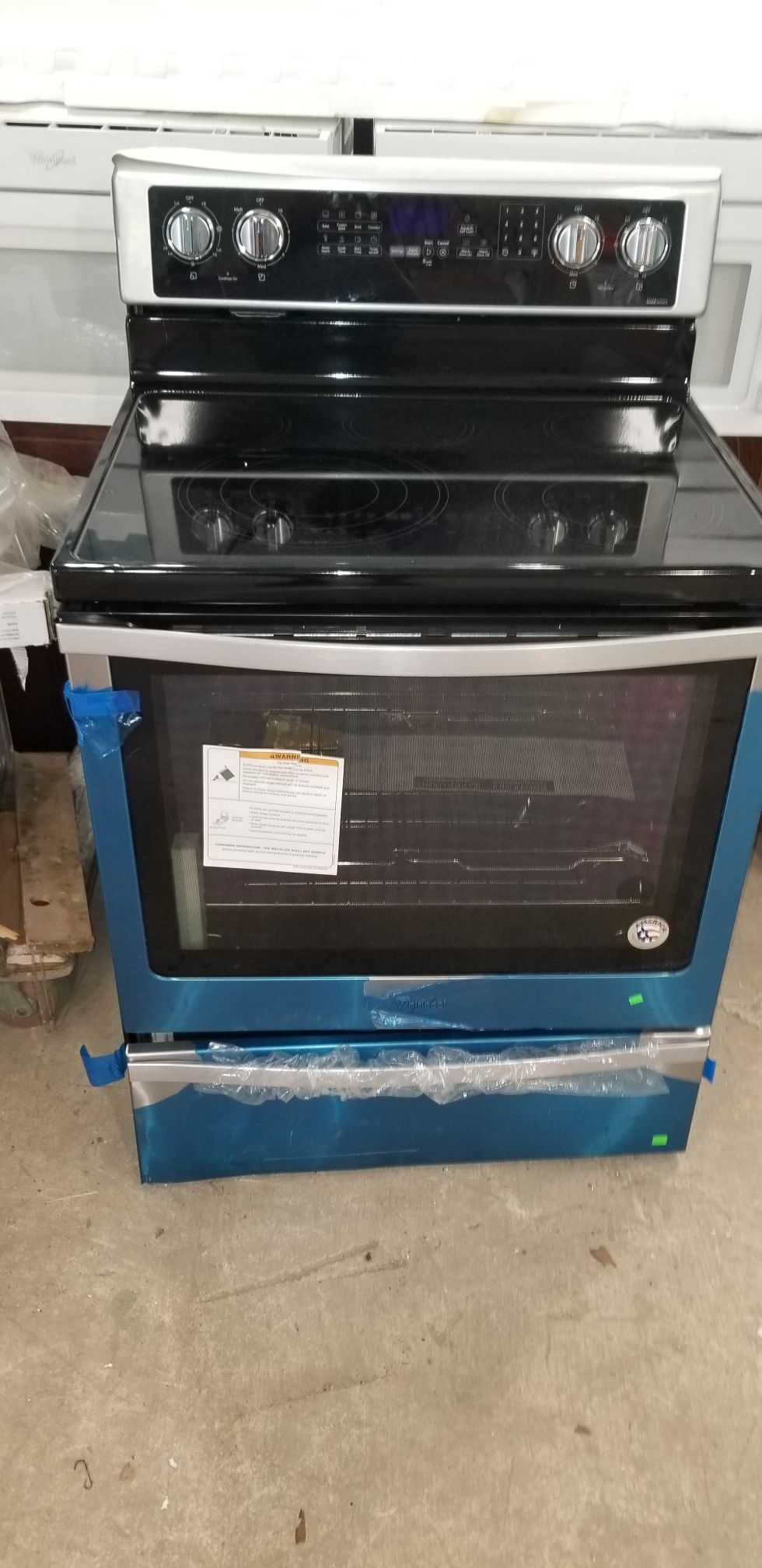 Whirlpool 7-cu ft Electric Dryer (White) Item # 670009 Model # WED4815EW