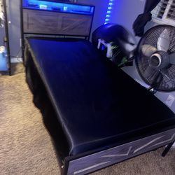 Twin Bed frame with Mattress