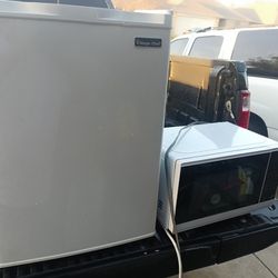 Small Fridge And Microwave