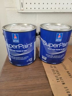 2 gallons Super Paint Interior Satin