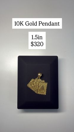 10KT Card Pendant ✨🔥
