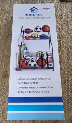 Sports Storage Rack. 
