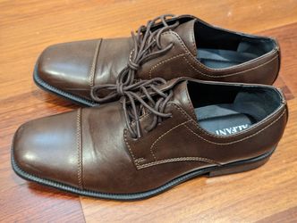 Dark Brown Alfani Men's Dress Shoe Size 9.5