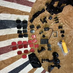 📸 Huge GoPro Accessory Bundle – Mounts, Straps, Batteries, Float, Chargers + More!