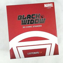 Black Widow Toy/NEW & SEALED - Loot Crate - Exclusive - Marvel's Black Widow - 3D Comic Standee
