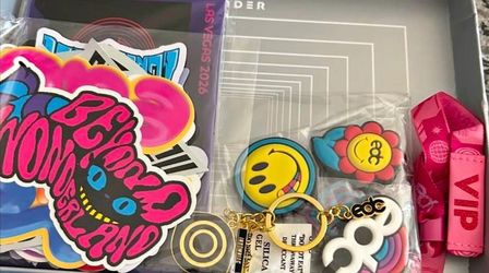 3 DAY EDC VIP Wristband, Stickers, Keychain, Magnets (No Box)