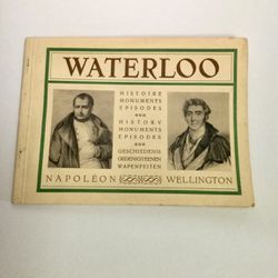 Rare Vintage Waterloo Napoleon and Wellington Booklet