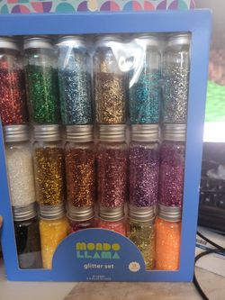 Modo llama glitter set 18 piece